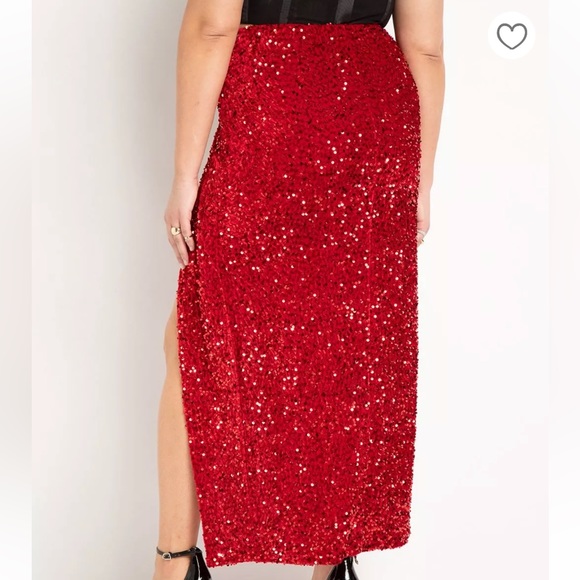 Eloquii Sequin Maxi Skirt - Picture 2 of 5